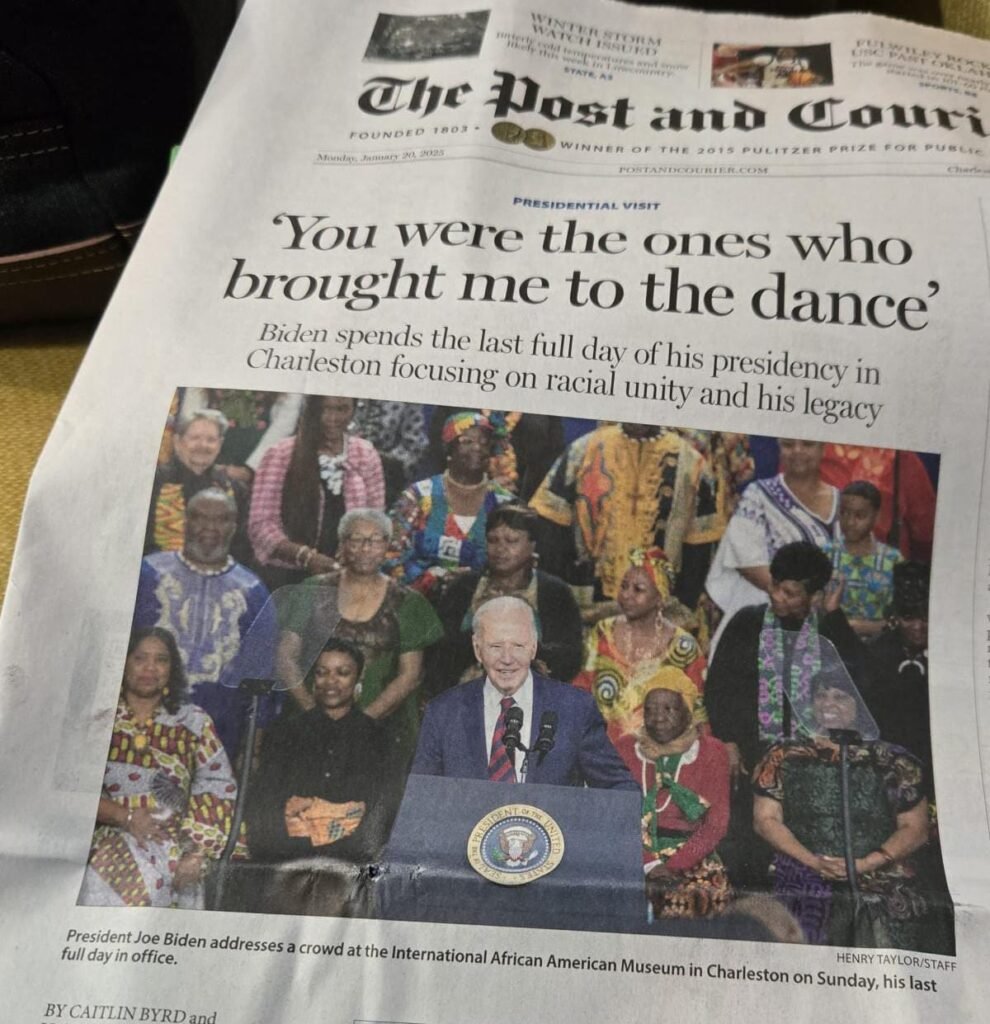 Unforgettable Moments with President Biden at the African American Museum Charleston