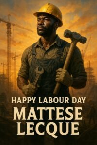 Labour Day Message by Mattese Lecque
